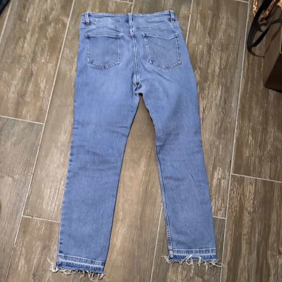 Next Light Blue Slim Mid-rise Straight Leg Women's Jeans - Picture 8 of 8